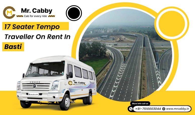 17 seater tempo traveller on rent in Basti