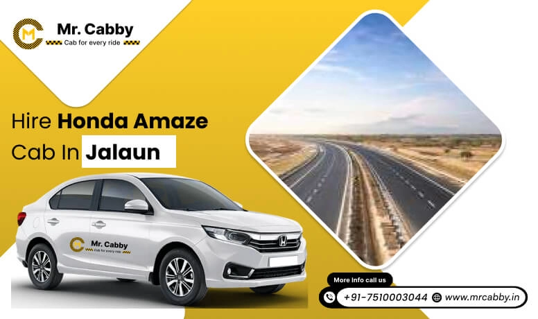 Hire Honda Amaze cab on rent in Jalaun