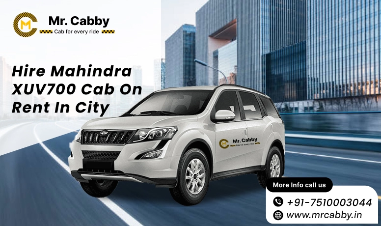 Hire Mahindra XUV700 cab on rent in Banda