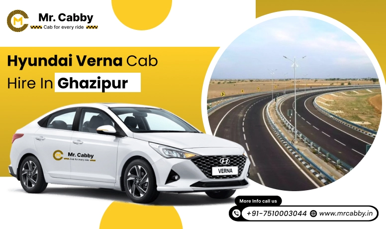 Hyundai Verna cab hire in Ghazipur