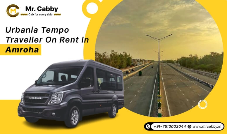 Urbania tempo traveller on rent in Amroha