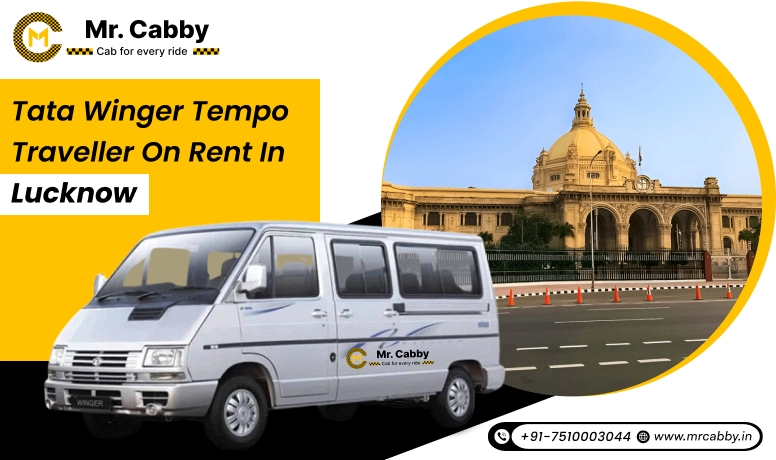 Tata Winger Tempo Traveller on rent in Lucknow