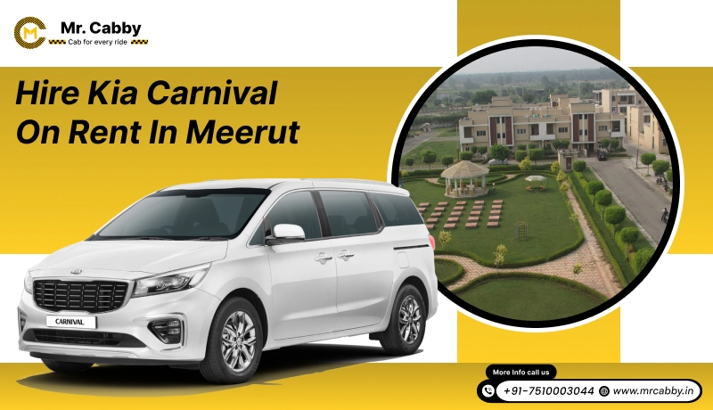 Hire Kia Carnival on rent in Meerut