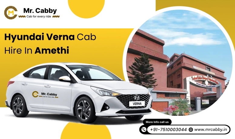 Hyundai Verna cab hire in Amethi 