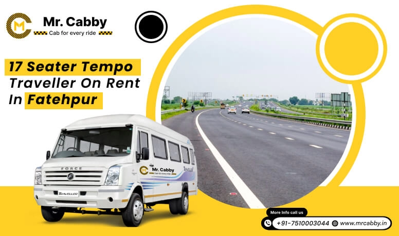 17 seater tempo traveller on rent in Fatehpur