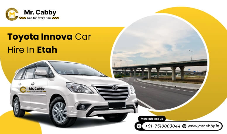 Toyota Innova car hire in Etah