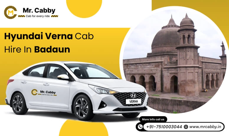 Hyundai Verna cab on rent in Badaun 