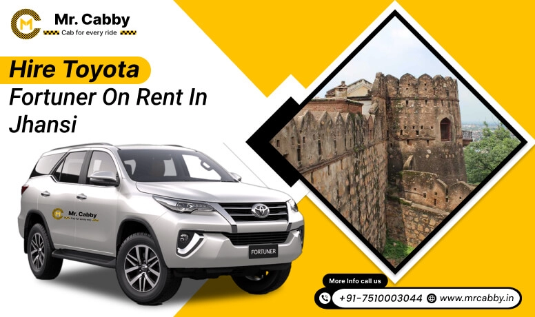 Hire Toyota Fortuner on Rent in Jhansi