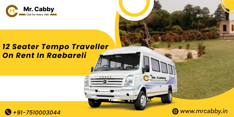 12 Seater Tempo Traveller on rent in Raebareli