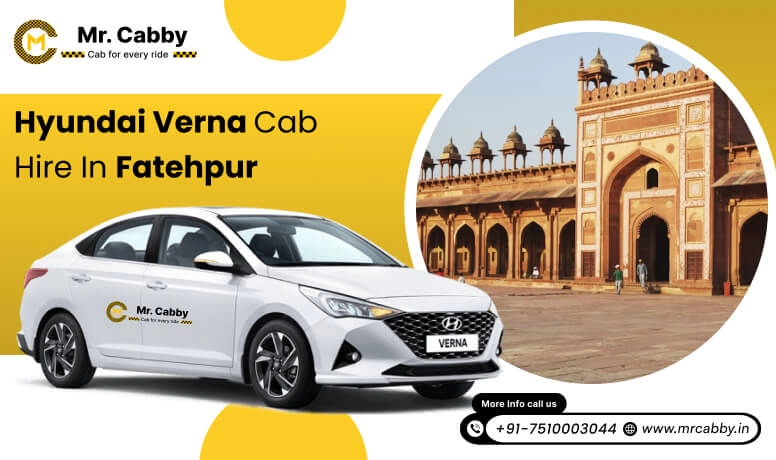 Hyundai Verna cab on rent in Fatehpur