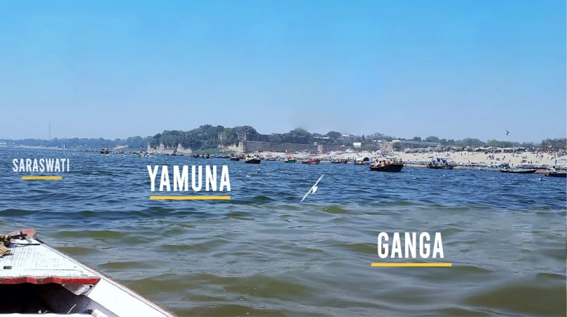 Celebrate at The Mahakumbh -Ganga, Yamuna, and the mythical Saraswati rivers