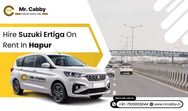 Hire Suzuki Ertiga on Rent in Hapur - Mr. Cabby