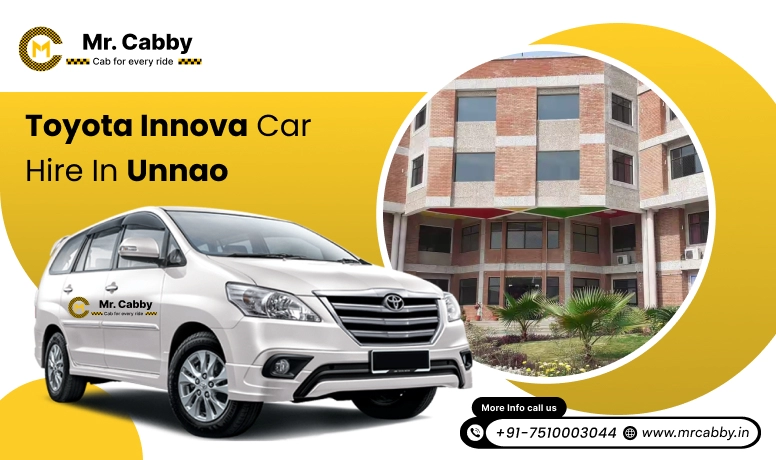 Toyota Innova car hire in Unnao