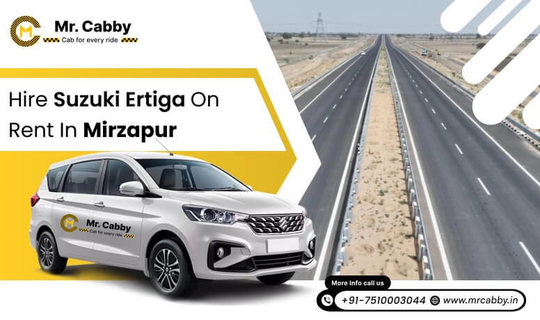 Hire Suzuki Ertiga on Rent in Mirzapur 