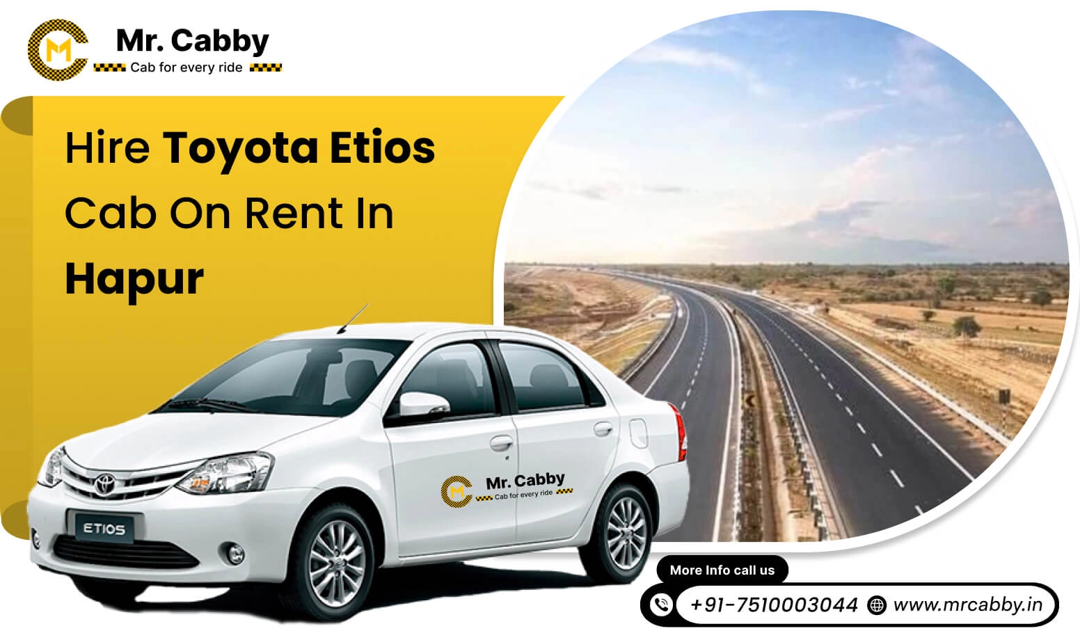 Toyota Etios rental service in hapur