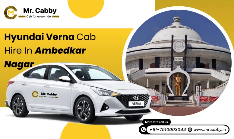 Hyundai Verna cab on rent in Ambedkar Nagar