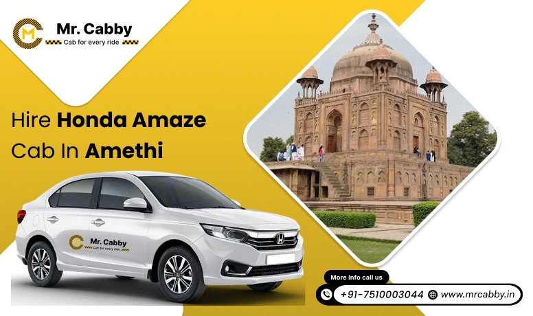 Hire Honda Amaze cab on rent in Amethi