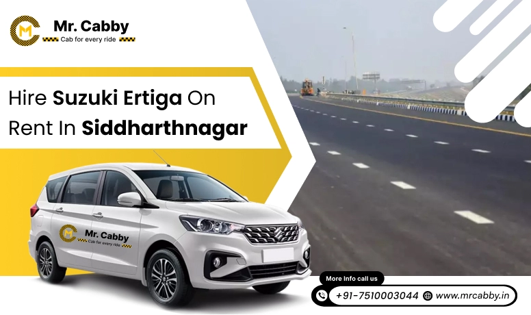 Hire Suzuki Ertiga on Rent in Siddharthnagar - Mr. Cabby