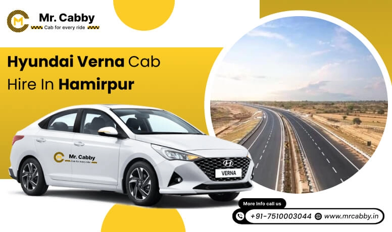 Hyundai Verna cab on rent in Hamirpur