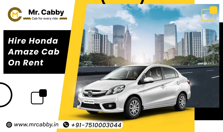 Hire Honda Amaze cab on rent in Banda