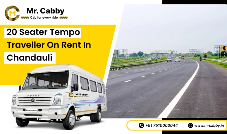 20 Seater Tempo Traveller on rent in Chandauli