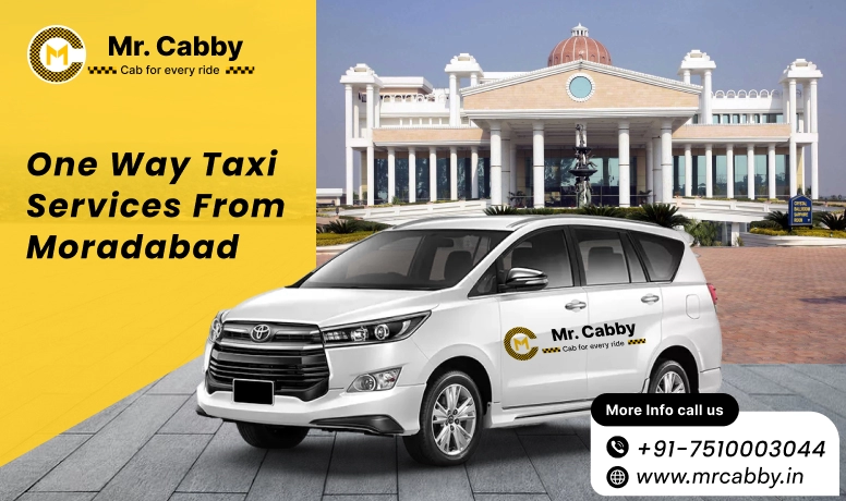 One Way Taxi Services from Moradabad