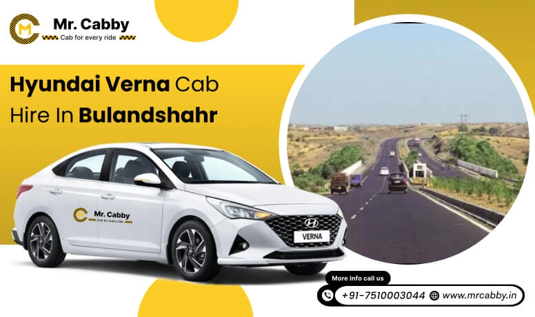 Hyundai Verna cab on rent in Bulandshahr