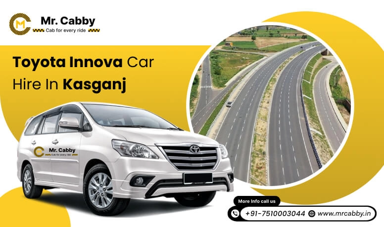 Toyota Innova car hire in Kasganj