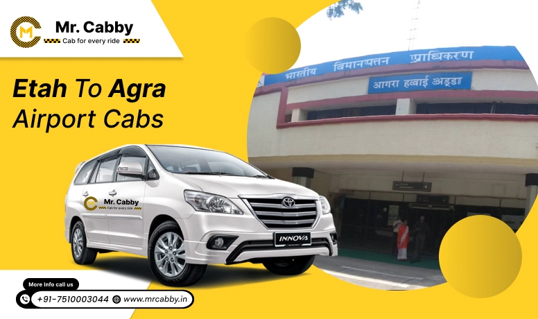 Etah to Agra Airport Taxi Service