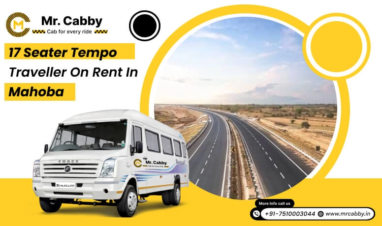 17 seater tempo traveller on rent in Mahoba