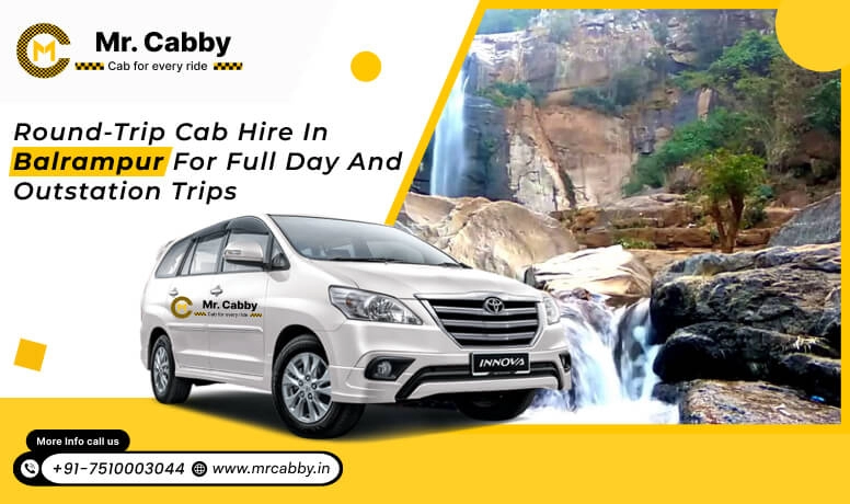 Round-trip cab hire in Balrampur