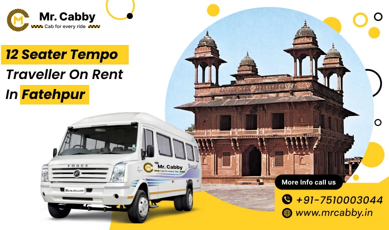 12 seater tempo traveller on rent in Fatehpur