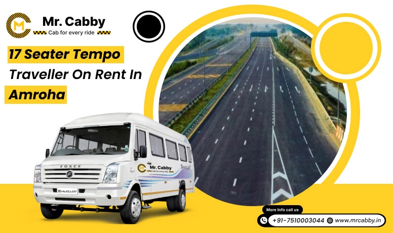 17 seater tempo traveller on rent in Amroha