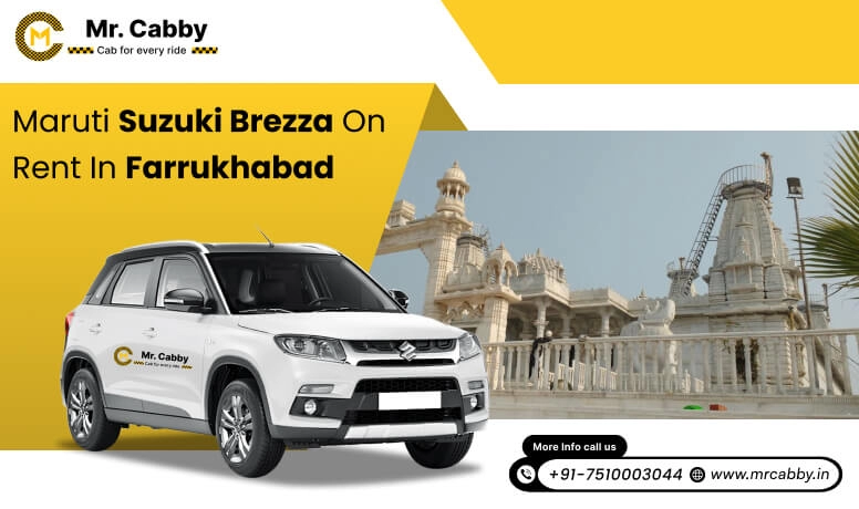 Hire Maruti Suzuki Vitara Brezza cab on rent in Farrukhabad