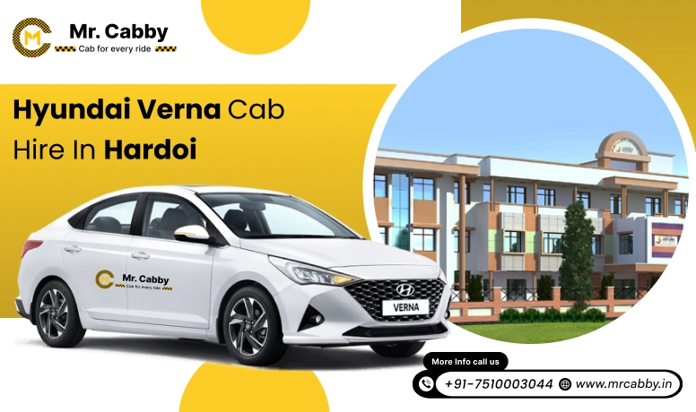 Hyundai Verna cab hire in Hardoi