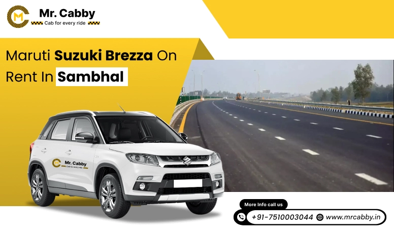 Maruti Suzuki Brezza on rent in Sambhal