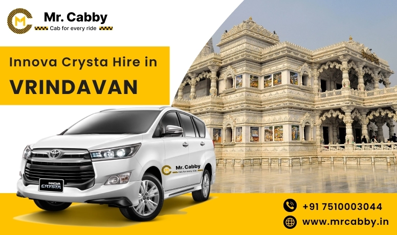 Toyota Innova car hire in Vrindavan