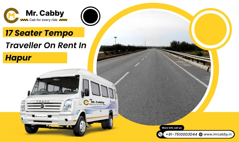 17 seater tempo traveller on rent in Hapur