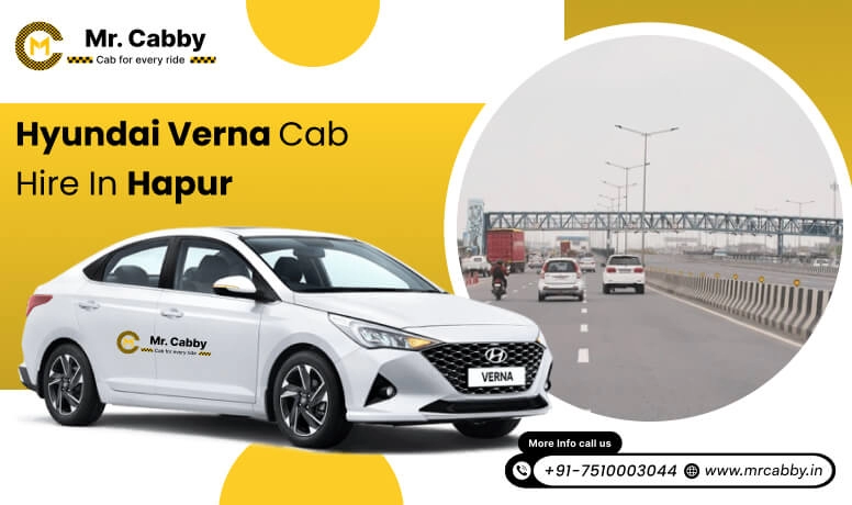 Hyundai Verna cab on rent in Hapur