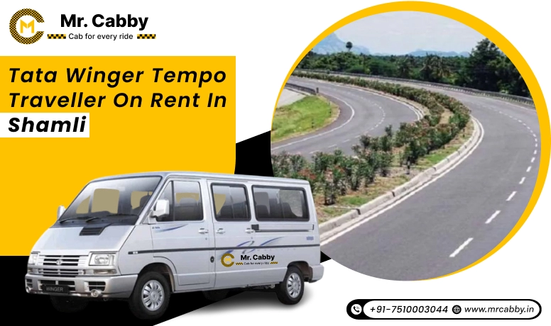 Tata Winger Tempo Traveller on rent in Shamli