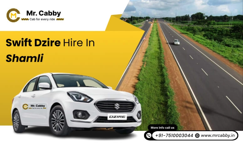 Swift Dzire hire in Shamli 