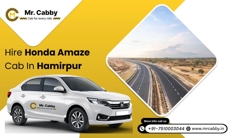 Hire Honda Amaze cab on rent in Hamirpur