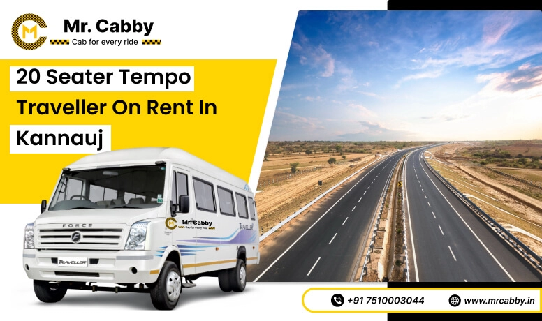 20 seater tempo traveller on rent in Kannauj