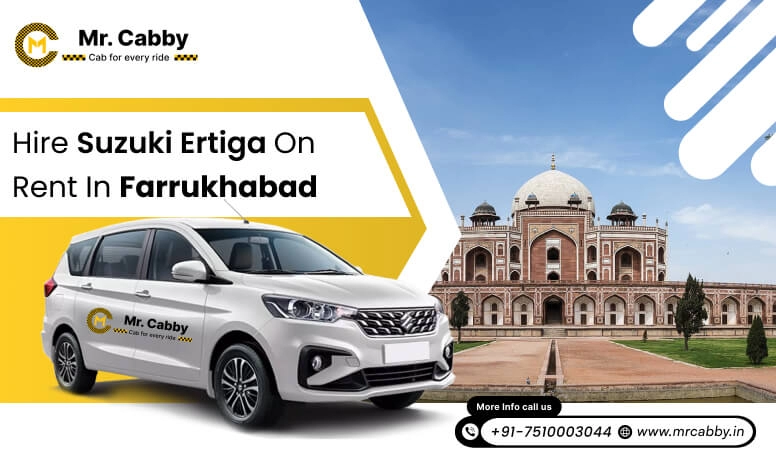 Hire Suzuki Ertiga on Rent in Farrukhabad - Mr. Cabby