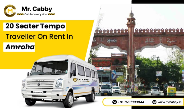 20 seater tempo traveller on rent in Amroha