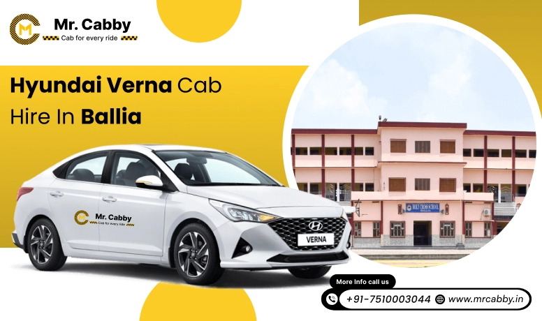 Hyundai Verna cab on rent in Ballia