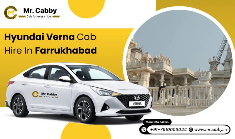 Hyundai Verna cab hire in Farrukhabad