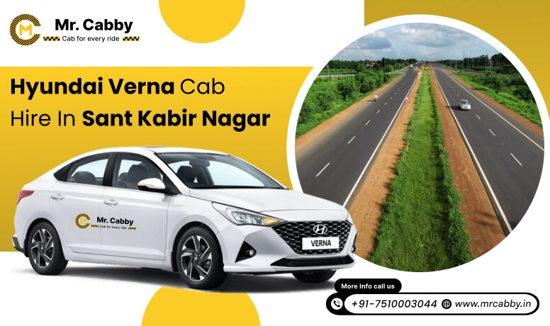 Hyundai Verna cab on rent in Sant Kabir Nagar