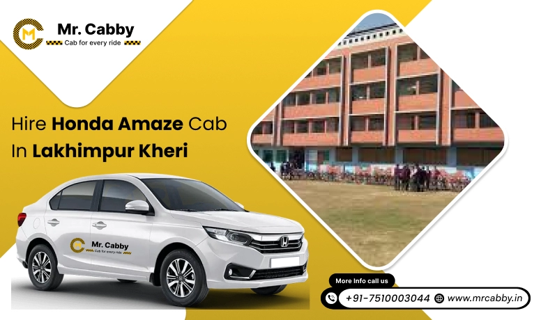 Hire Honda Amaze cab on rent in Lakhimpur Kheri