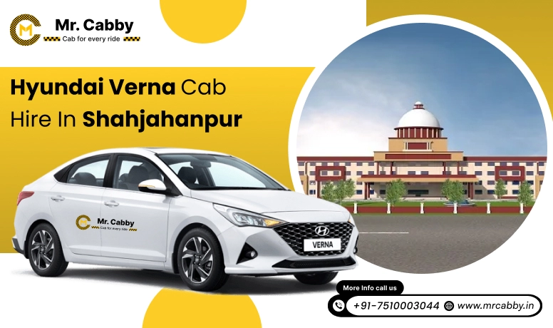 Hyundai Verna cab on rent in Shahjahanpur